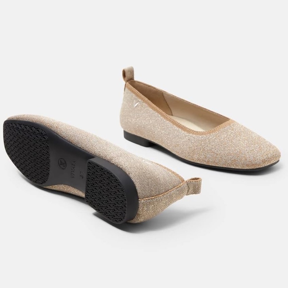 Chic Gold Women's Loafers